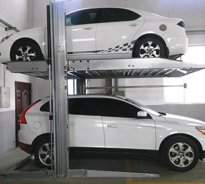 Middle two  post simple lifting car parking system car lift
