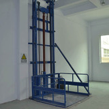 Goods lift single side with semi closed cage