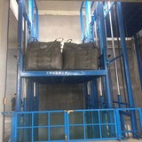 Vertical lead rail cargo lift platform 3 tons